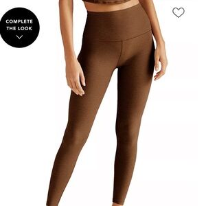 Beyond Yoga Chocolate High-Waisted Leggings